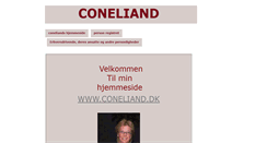 Desktop Screenshot of coneliand.dk