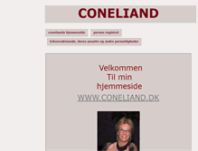 Tablet Screenshot of coneliand.dk